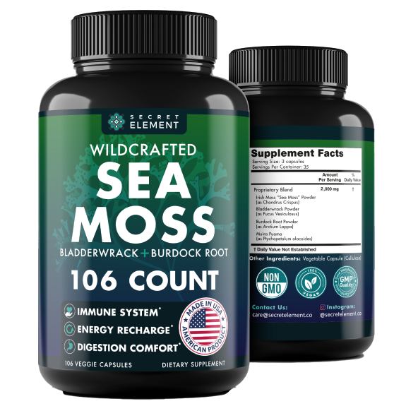 Secret Element — 15% Off Sea Moss – Natural Wellness Boost!